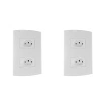 Kit C/2 - Conjunto Peesa Alfa 1547 2Tom 20A Branco Kit C/2 - Conjunto Peesa Alfa 1547 2Tom 20A Branco