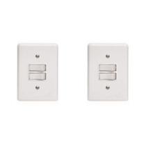 Kit C/2 - Conjunto Perlex''Branca''Com Placa(2Paralelos) ...