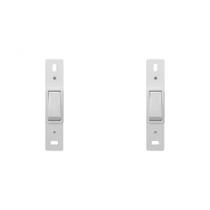 Kit C/2 - Conjunto Perlex''Branca''Sem Placa(1Paralelo) 2...