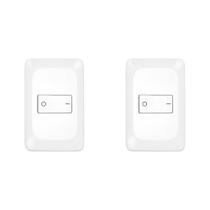 Kit C/2 - Conjunto Pial Pop 4X2 Branco Com Placa (1Bipola... Kit C/2 - Conjunto Pial Pop 4X2 Branco Com Placa (1Bipola...