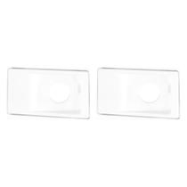 Kit C/2 - Conjunto Pial Pop 4X2 Branco Com Placa (1Furo) ...