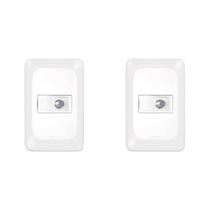 Kit C/2 - Conjunto Pial Pop Conector P/Ant.Tv Lgx060 Branco