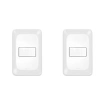 Kit C/2 - Conjunto Pial Pop Modulo Com Placa 4X2 - 1 Para... Kit C/2 - Conjunto Pial Pop Modulo Com Placa 4X2 - 1 Para...