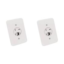 Kit C/2 - Conjunto Radial Pollar 1402024 1Tomada Fone Rj11 Kit C/2 - Conjunto Radial Pollar 1402024 1Tomada Fone Rj11