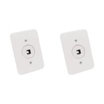 Kit C/2 - Conjunto Radial Pollar 1402025 1Tomada Fone Rj45