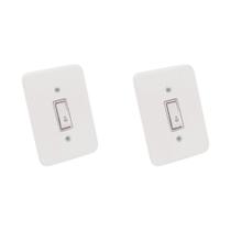 Kit C/2 - Conjunto Radial Pollar 1901001 1 Interruptor Ca...