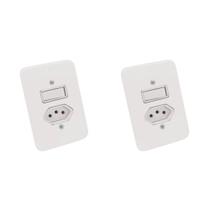 Kit C/2 - Conjunto Radial Pollar 1901118 1 Interruptor Si...