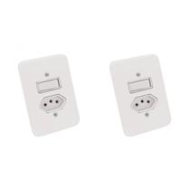 Kit C/2 - Conjunto Radial Pollar 1901118 1 Interruptor Si...