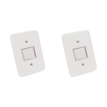Kit C/2 - Conjunto Radial Pollar 1901178 1 Interruptor Bi...