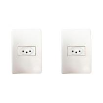 Kit C/2 - Conjunto Steck Linha Stella Com Placa 1 Tomada ... Kit C/2 - Conjunto Steck Linha Stella Com Placa 1 Tomada ...
