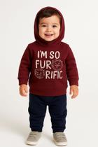 Kit c/2 conjuntos infantil outono /inverno menino mundo mania basico e pratico para dia a dia