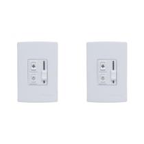 Kit C/2 - Controle Ventilador Qualitronix Luz+Reversor Em...