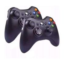 Kit C/ 2 Controle X box 360 Sem Fio Wireless