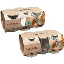 Kit c/2 Copo Amazon Nadir Figueiredo Jogo De 6un (Total 12 copos)