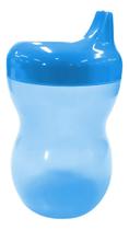 Kit c/ 2 Copo Infantil Com Bico Rosa 350ml Cor Azul Kit c/ 2 Copo Infantil Com Bico Rosa 350ml Cor Azul
