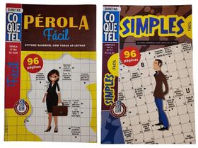 Kit C/2 Coquetel Diretas Simples e Pérola - 192 jogos nivel fácil
