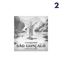 KIT C/ 2 CORDAS 3a SOL ENCAPADA NIQUEL CROMO P/CAVACO SAO GONCALO