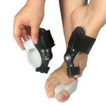 Kit C/ 2 Corretor Joanete Articulado + Par Protetor Silicone