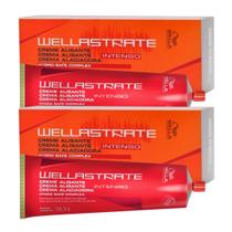 Kit C/ 2 Creme Alisante Para Cabelo Wellastrate Wella Intenso Profissional 126.3g