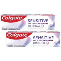 Kit C/ 2 Cremes Dentais Colgate Sensitive Pro-Alívio 110g