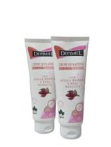 Kit C/2 Cremes Depilatórios Argila Branca c/ Rosa Mosqueta Depimiel 120g