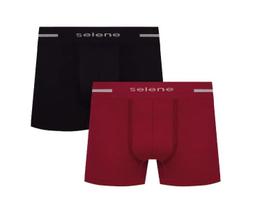 Kit c/ 2 cuecas boxer sem costura Selene Ref.: 11150 Kit c/ 2 cuecas boxer sem costura Selene Ref.: 11150