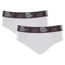 Kit C/ 2 Cuecas Santos Slip Algodão - SN1.02