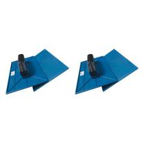 Kit C/2 - Desempenadeira Pvc Emave Azul Corrugada 18X30 Kit C/2 - Desempenadeira Pvc Emave Azul Corrugada 18X30