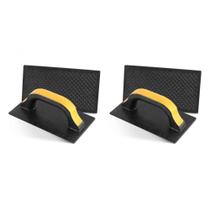 Kit C/2 - Desempenadeira Pvc Roma 12X22 Corrugada Preta 5... Kit C/2 - Desempenadeira Pvc Roma 12X22 Corrugada Preta 5...