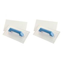 Kit C/2 - Desempenadeira Pvc Roma 14X27 Grafiato Lisa 5 90L Kit C/2 - Desempenadeira Pvc Roma 14X27 Grafiato Lisa 5 90L
