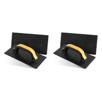 Kit C/2 - Desempenadeira Pvc Roma 14X27 Lisa Preta 5 50L Kit C/2 - Desempenadeira Pvc Roma 14X27 Lisa Preta 5 50L