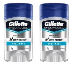 kit c/2 desodorante em gel Gillette 2 unidades de 82 g(diversos)