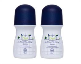 Kit c/2 desodorantes roll on giovanna baby blueberry 50ml