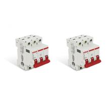 Kit C/2 - Disjuntor Steck Din Tripolar 32A Sd63 C Sdd63C32 Kit C/2 - Disjuntor Steck Din Tripolar 32A Sd63 C Sdd63C32