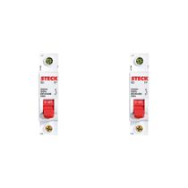Kit C/2 - Disjuntor Steck Din Unipolar 16A Sd61 3Ka Kit C/2 - Disjuntor Steck Din Unipolar 16A Sd61 3Ka