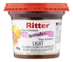 Kit c/ 2 Doce Cremoso Schmier Goiaba Light Ritter 380g