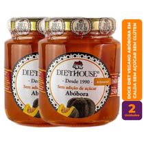 Kit c/ 2 Doce Diet Vegano de Abóbora em Calda Sem Açúcar - Diet House