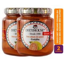 Kit c/ 2 Doce Diet Vegano de Goiaba em Calda Sem Açúcar - Diet House Kit c/ 2 Doce Diet Vegano de Goiaba em Calda Sem Açúcar - Diet House