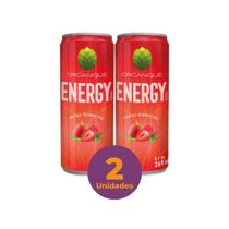 Kit c/ 2 Energético Organique Energy Drink Sabor Frutas Vermelhas 269ml Kit c/ 2 Energético Organique Energy Drink Sabor Frutas Vermelhas 269ml