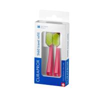 Kit C/ 2 Escova Cs 5460 Travel Set Refil - Duo Pack Curaprox Kit C/ 2 Escova Cs 5460 Travel Set Refil - Duo Pack Curaprox