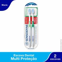 Kit c/2 Escovas Dentais Sensodyne Multi Proteção Macia
