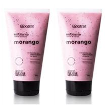Kit c/2 Esfoliantes Morango 150g Corpo e Rosto Labotrat
