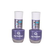 Kit c/2 Esmaltes Ana Hickmann Cinza Azulado Be Free Janaína Hipoalergênico Kit c/2 Esmaltes Ana Hickmann Cinza Azulado Be Free Janaína Hipoalergênico