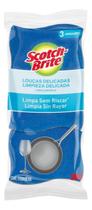Kit c/ 2 Esponja Azul Nao Risca Limpeza Delicada