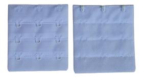Kit C/ 2 Extensores Para Sutiã Possui 9 Fechos Colchetes 6cm
