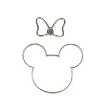 Kit c/ 2 Facas de Corte Mickey/ Minnie com Laço Art&Montagem Kit c/ 2 Facas de Corte Mickey/ Minnie com Laço Art&Montagem