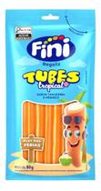 Kit c/ 2 Fini Balas Tubes Tropical Ferias Tangerina Pessego