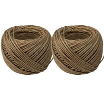 KIT C/2 Fio Barbante Rami 2mm 40g Aprox. 45 Mts Artesanato KIT C/2 Fio Barbante Rami 2mm 40g Aprox. 45 Mts Artesanato