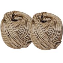 Kit C/2 Fio Barbante Rami 4mm Aprox. 130 Mts Cada Artesanato