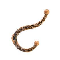 Kit c/2 Gancho Cabideiro Decorado Duplo Metal para Pendurar e Parafusos Kit c/2 Gancho Cabideiro Decorado Duplo Metal para Pendurar e Parafusos